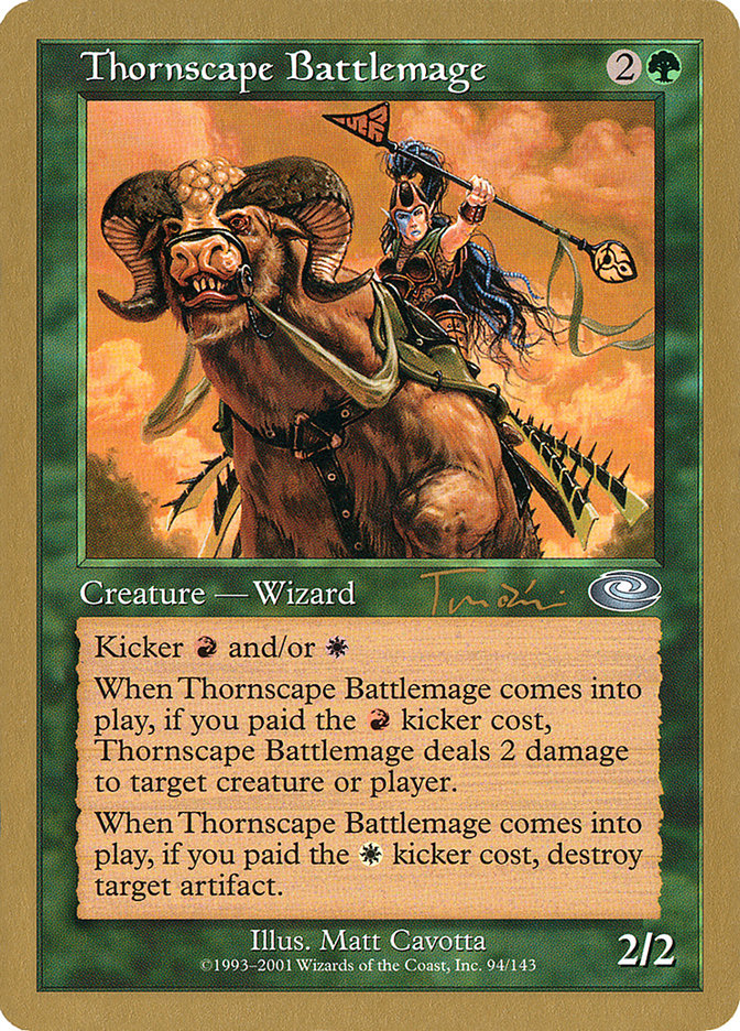 Thornscape Battlemage (Jan Tomcani) [World Championship Decks 2001] | Exor Games Dartmouth