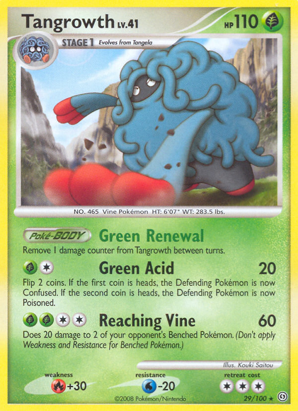 Tangrowth (29/100) [Diamond & Pearl: Stormfront] | Exor Games Dartmouth