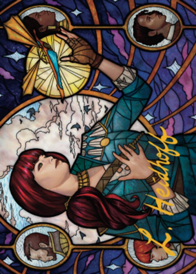 Jhoira, Ageless Innovator Art Card (Gold-Stamped Signature) [Dominaria United Art Series] | Exor Games Dartmouth