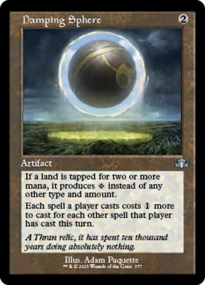 Damping Sphere (Retro) [Dominaria Remastered] | Exor Games Dartmouth