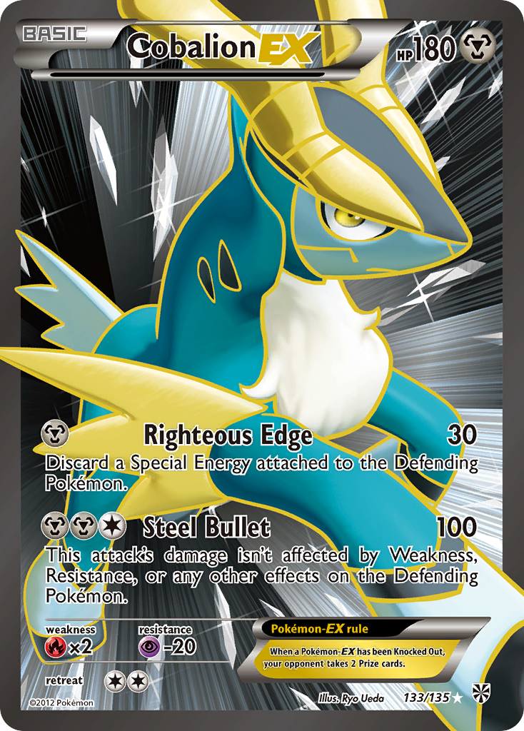 Cobalion EX (133/135) [Black & White: Plasma Storm] | Exor Games Dartmouth