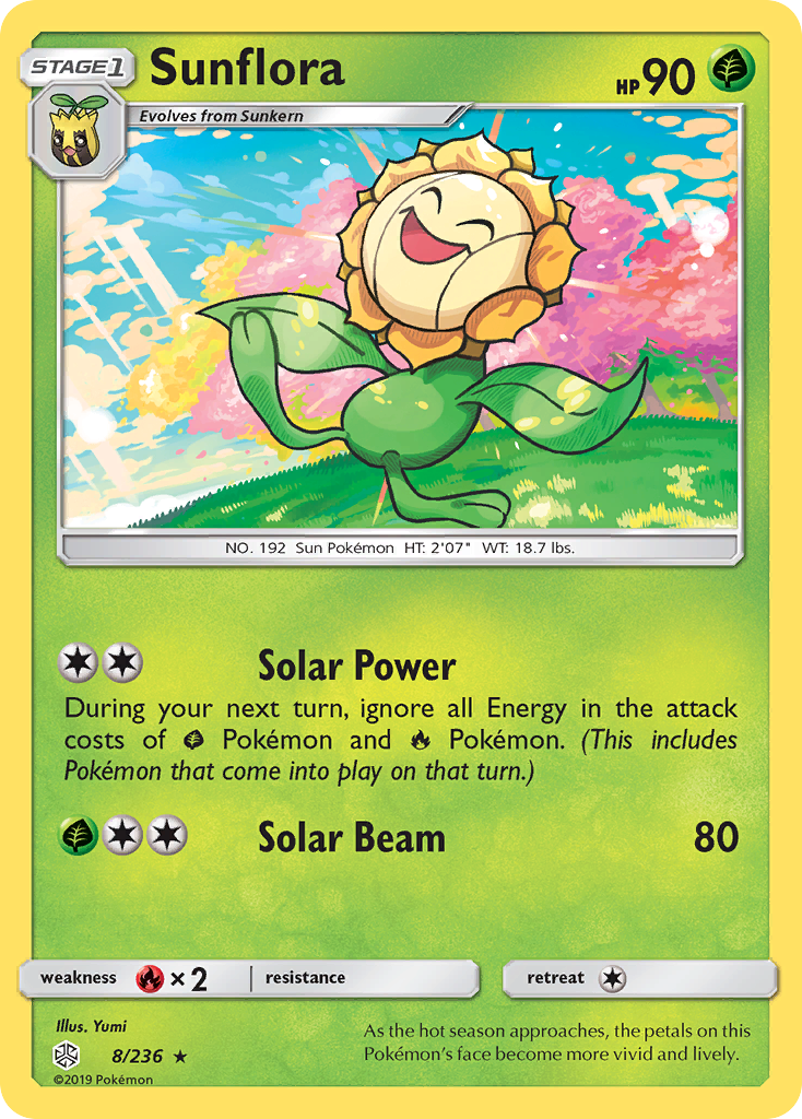 Sunflora (8/236) [Sun & Moon: Cosmic Eclipse] | Exor Games Dartmouth