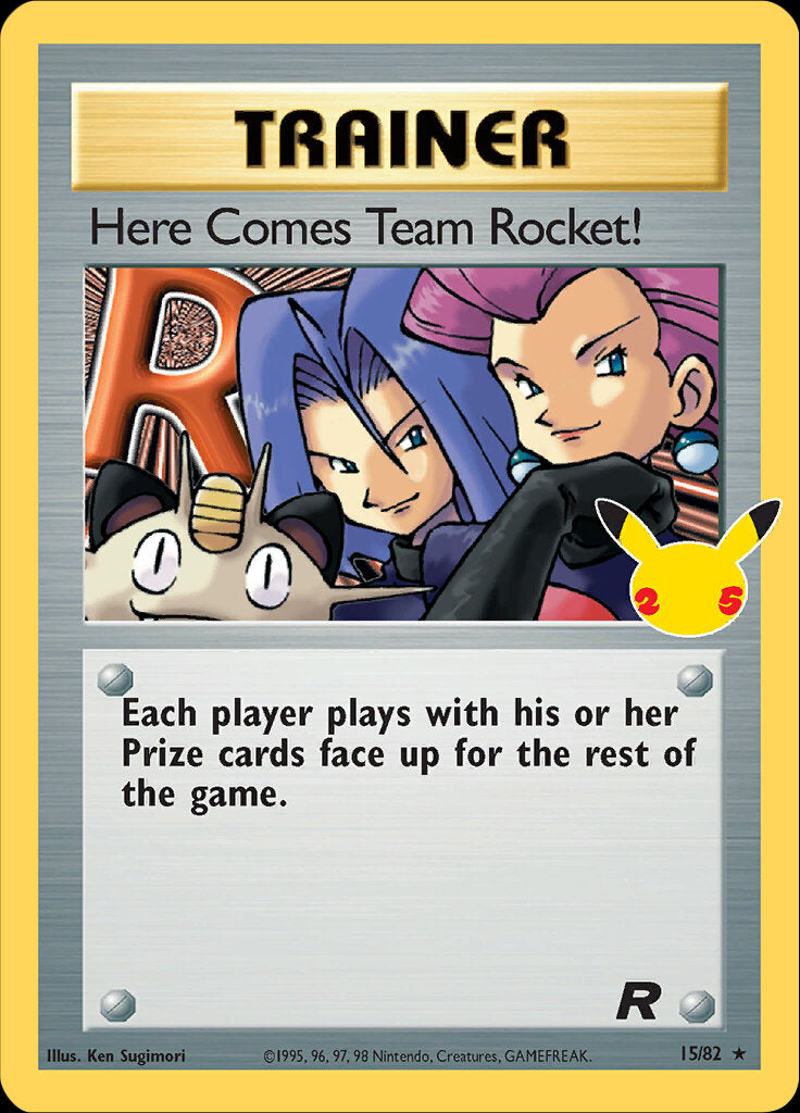 Here Comes Team Rocket! (15/82) [Celebrations: 25th Anniversary - Classic Collection] | Exor Games Dartmouth