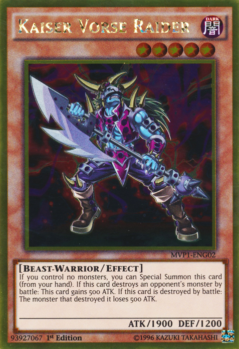Kaiser Vorse Raider [MVP1-ENG02] Gold Rare | Exor Games Dartmouth