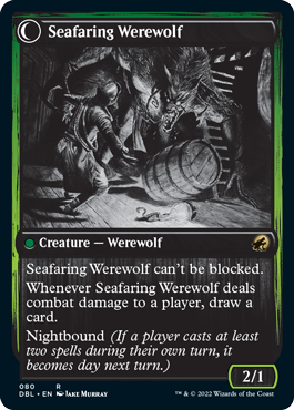 Suspicious Stowaway // Seafaring Werewolf [Innistrad: Double Feature] | Exor Games Dartmouth