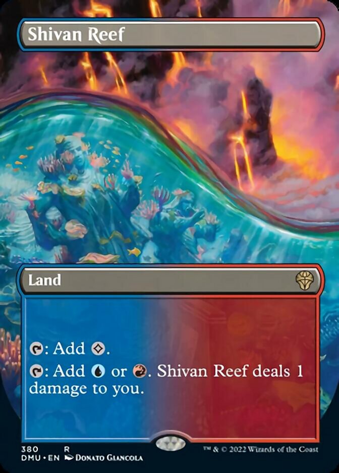 Shivan Reef (Borderless Alternate Art) [Dominaria United] | Exor Games Dartmouth