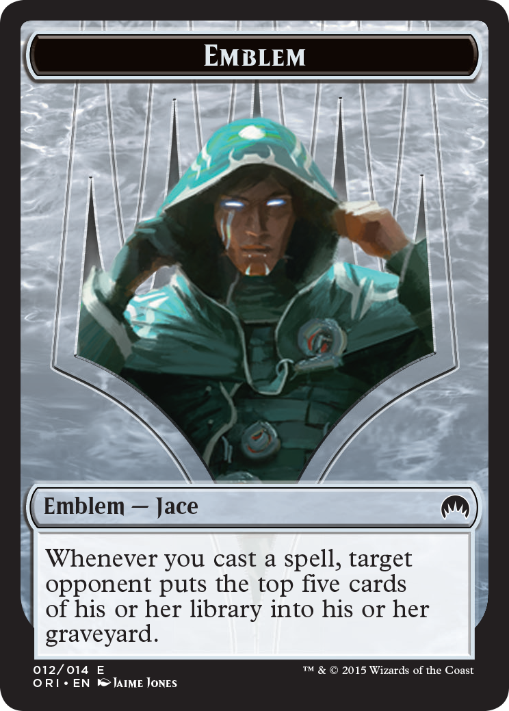 Pest // Jace, Telepath Unbound Emblem Double-Sided Token [Secret Lair: From Cute to Brute Tokens] | Exor Games Dartmouth