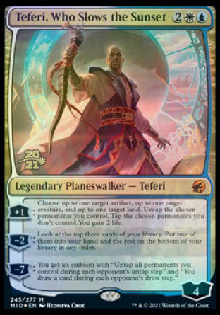 Teferi, Who Slows the Sunset [Innistrad: Midnight Hunt Prerelease Promos] | Exor Games Dartmouth