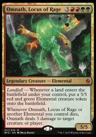 Omnath, Locus of Rage (Promo Pack) [Dungeons & Dragons: Adventures in the Forgotten Realms Promos] | Exor Games Dartmouth