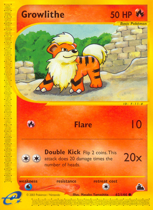 Growlithe (62/144) [Skyridge] | Exor Games Dartmouth