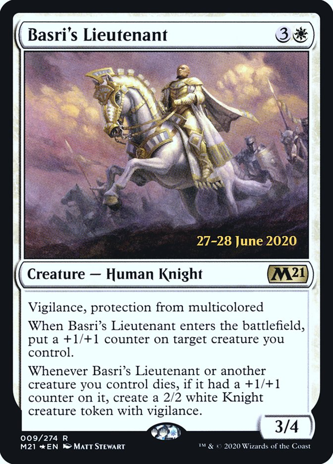 Basri's Lieutenant  [Core Set 2021 Prerelease Promos] | Exor Games Dartmouth