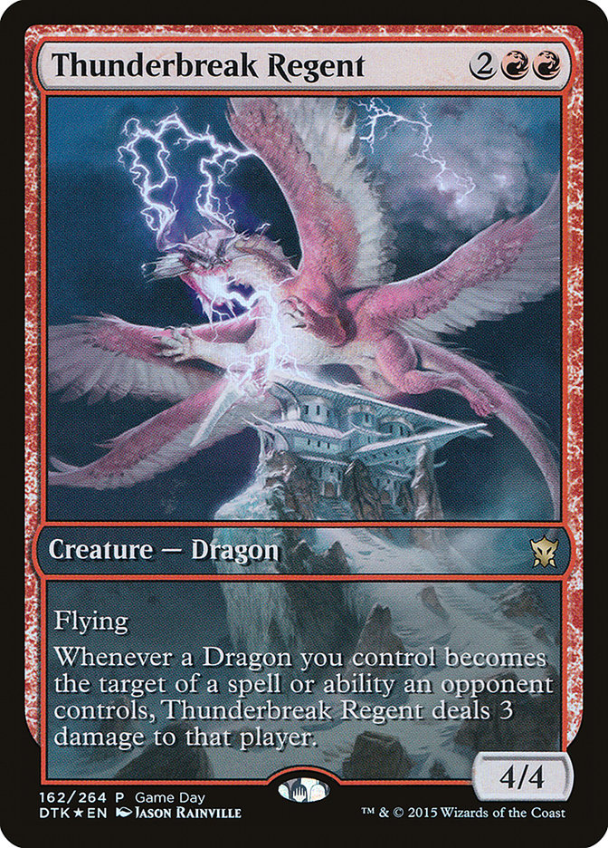 Thunderbreak Regent (Game Day) [Dragons of Tarkir Promos] | Exor Games Dartmouth