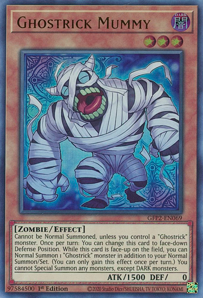 Ghostrick Mummy [GFP2-EN069] Ultra Rare | Exor Games Dartmouth