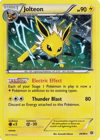 Jolteon (26/98) (Cosmos Holo) [XY: Ancient Origins] | Exor Games Dartmouth