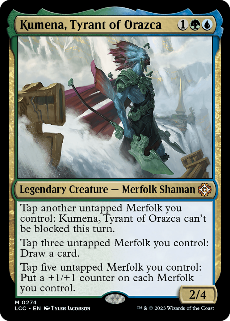 Kumena, Tyrant of Orazca [The Lost Caverns of Ixalan Commander] | Exor Games Dartmouth