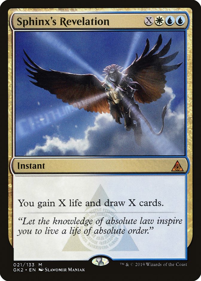 Sphinx's Revelation [Ravnica Allegiance Guild Kit] | Exor Games Dartmouth