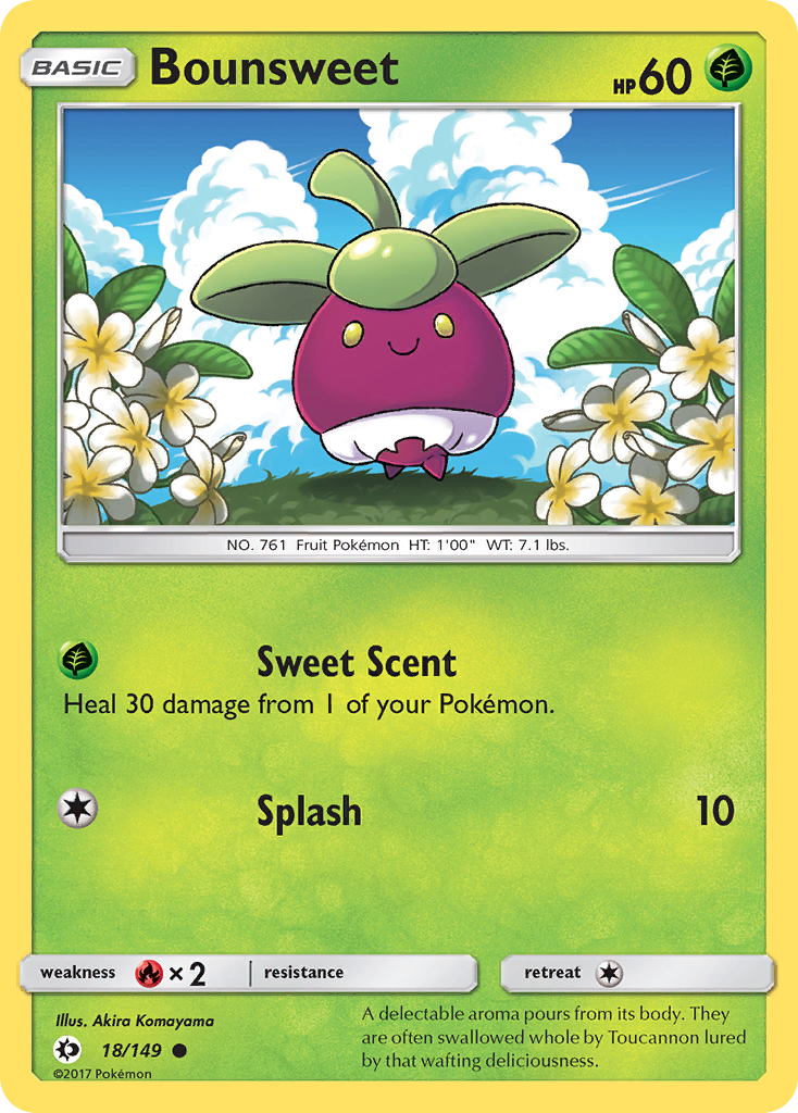 Bounsweet (18/149) [Sun & Moon: Base Set] | Exor Games Dartmouth