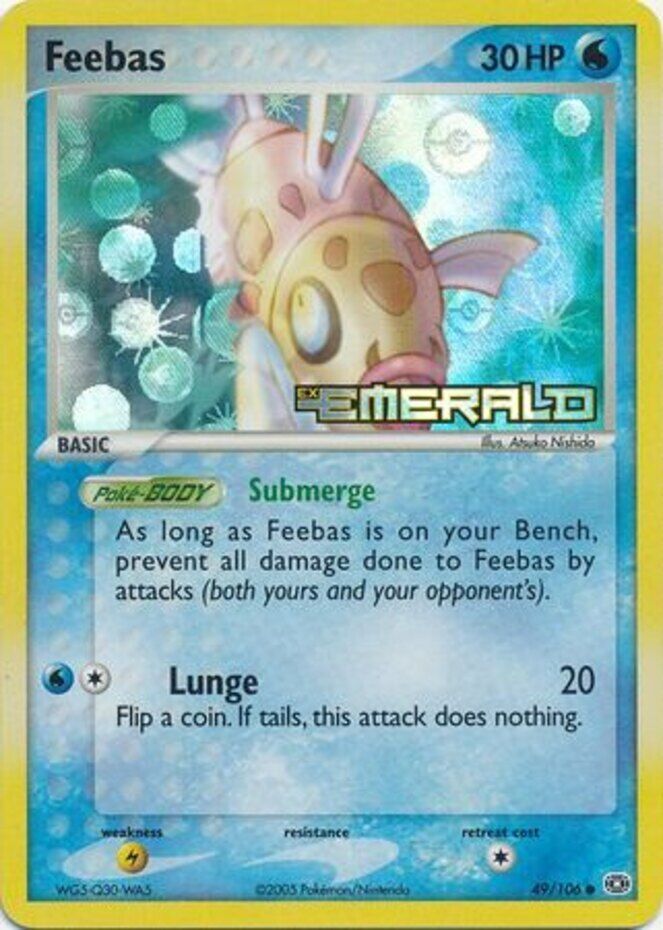 Feebas (49/106) (Stamped) [EX: Emerald] | Exor Games Dartmouth