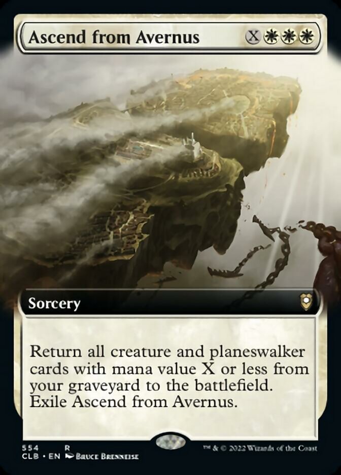 Ascend from Avernus (Extended Art) [Commander Legends: Battle for Baldur's Gate] | Exor Games Dartmouth