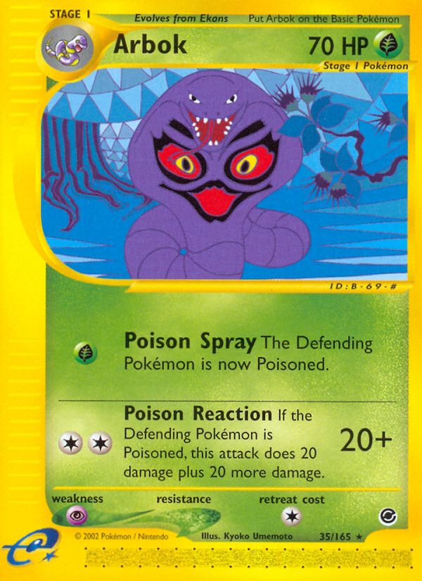 Arbok (35/165) [Expedition: Base Set] | Exor Games Dartmouth