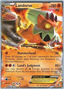 Landorus EX (89/149) (The Flying Hammer - Rowan Stavenow) [World Championships 2015] | Exor Games Dartmouth