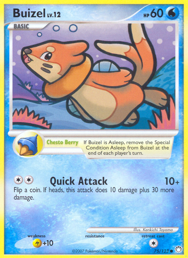 Buizel (75/123) [Diamond & Pearl: Mysterious Treasures] | Exor Games Dartmouth