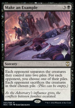 Make an Example (Promo Pack) [Streets of New Capenna Commander Promos] | Exor Games Dartmouth