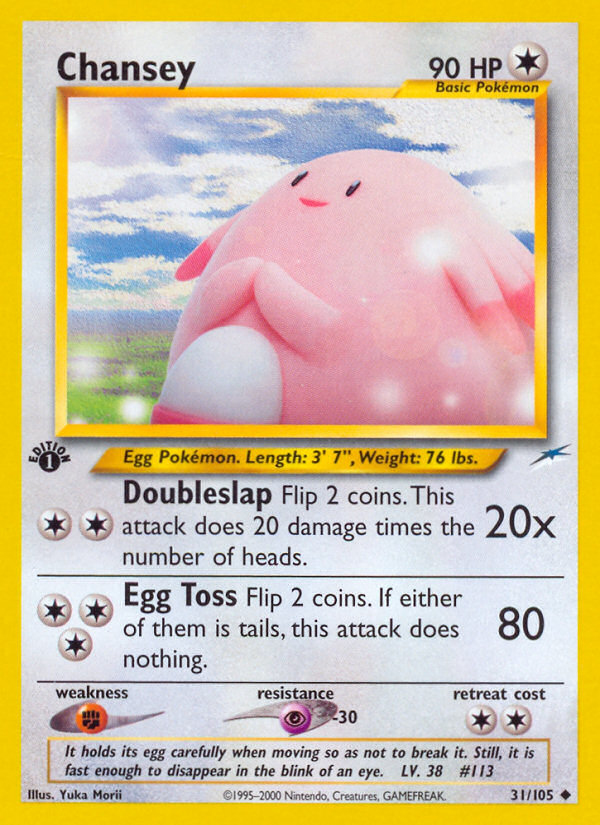 Chansey (31/105) [Neo Destiny 1st Edition] | Exor Games Dartmouth