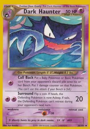 Dark Haunter (36/105) [Neo Destiny Unlimited] | Exor Games Dartmouth