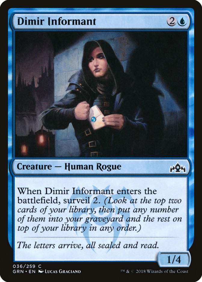 Dimir Informant [Guilds of Ravnica] | Exor Games Dartmouth