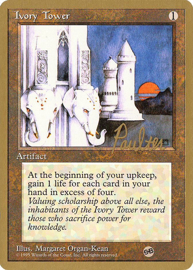 Ivory Tower (Preston Poulter) (SB) [Pro Tour Collector Set] | Exor Games Dartmouth