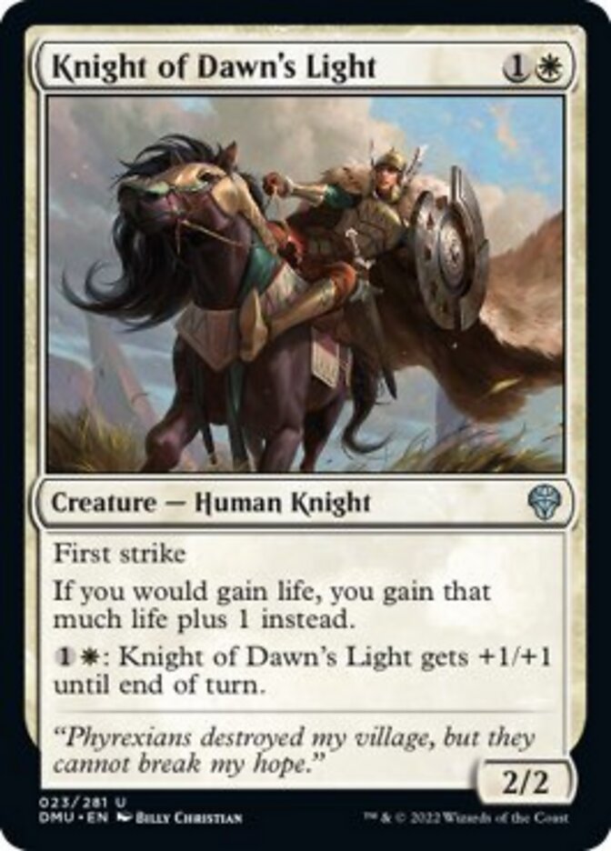 Knight of Dawn's Light [Dominaria United] | Exor Games Dartmouth