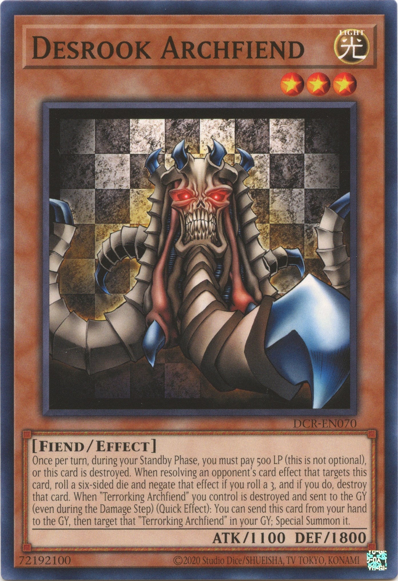 Desrook Archfiend (25th Anniversary) [DCR-EN070] Common | Exor Games Dartmouth