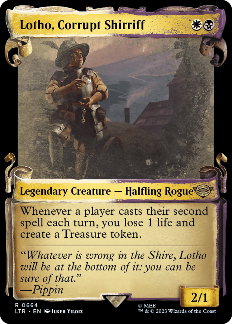 Lotho, Corrupt Shirriff [The Lord of the Rings: Tales of Middle-Earth Showcase Scrolls] | Exor Games Dartmouth