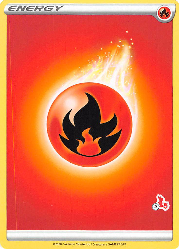 Fire Energy (Cinderace Stamp #2) [Battle Academy 2022] | Exor Games Dartmouth