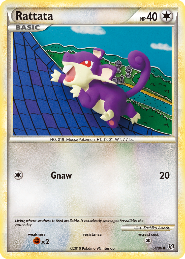Rattata (64/90) [HeartGold & SoulSilver: Undaunted] | Exor Games Dartmouth