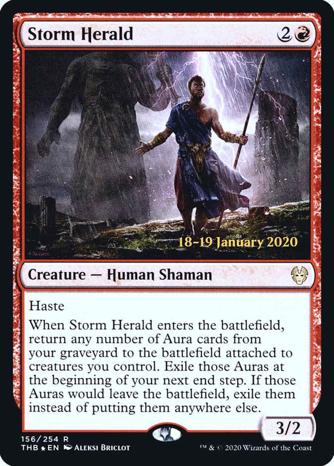 Storm Herald [Theros Beyond Death Prerelease Promos] | Exor Games Dartmouth