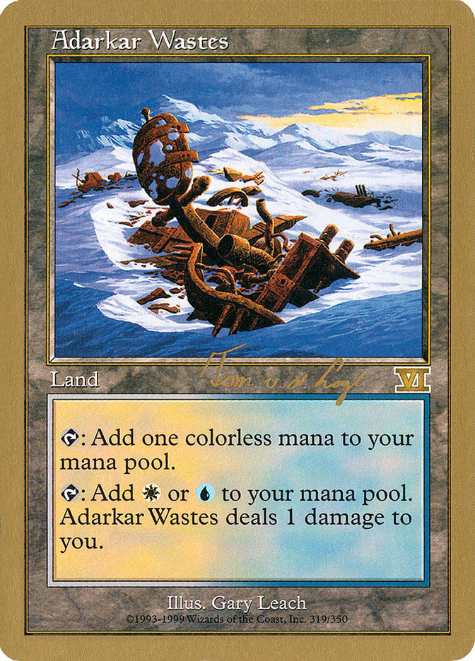 Adarkar Wastes (Tom van de Logt) [World Championship Decks 2000] | Exor Games Dartmouth