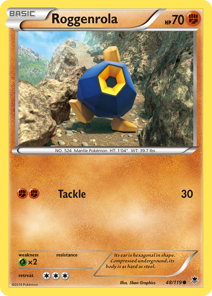 Roggenrola (48/119) [XY: Phantom Forces] | Exor Games Dartmouth