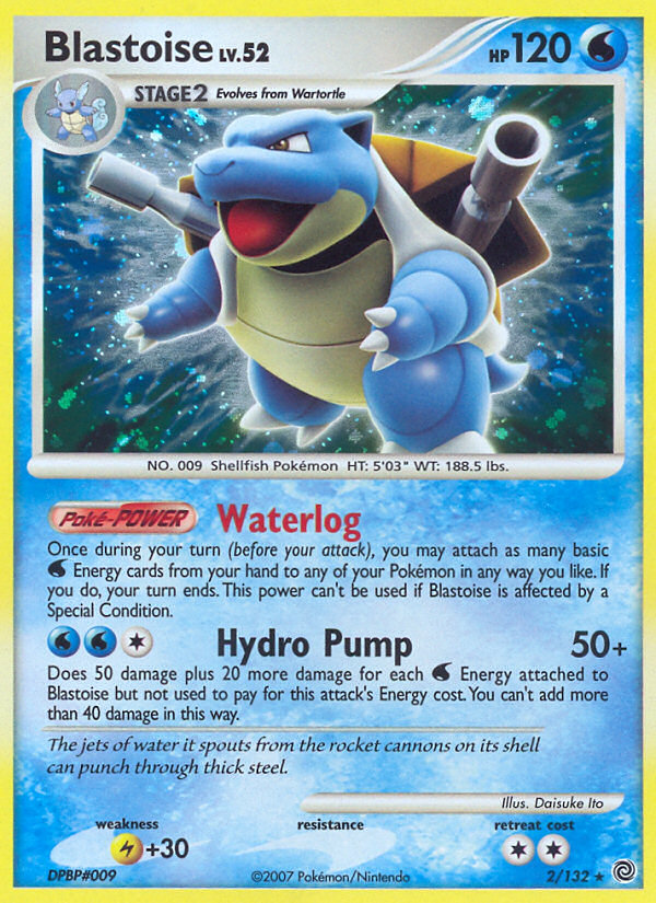 Blastoise (2/132) [Diamond & Pearl: Secret Wonders] | Exor Games Dartmouth