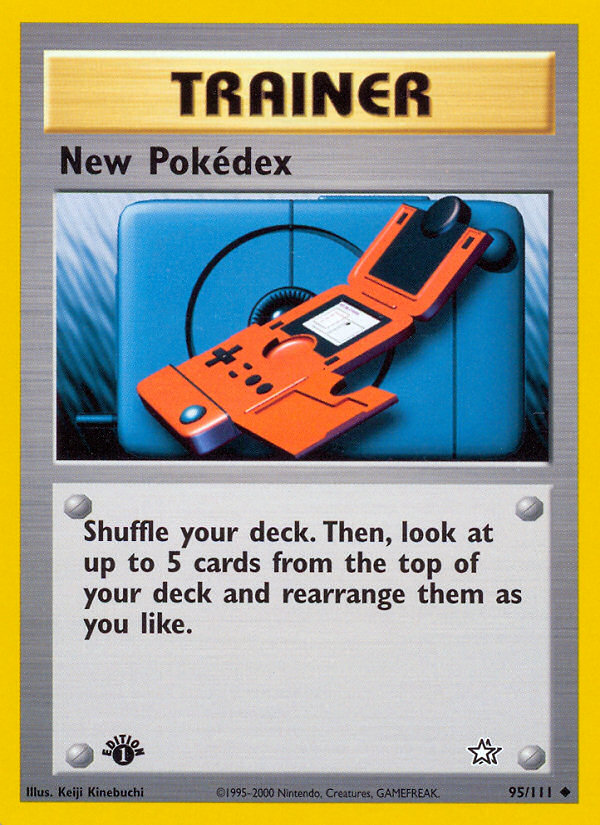 New Pokedex (95/111) [Neo Genesis 1st Edition] | Exor Games Dartmouth