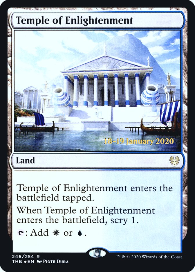 Temple of Enlightenment [Theros Beyond Death Prerelease Promos] | Exor Games Dartmouth