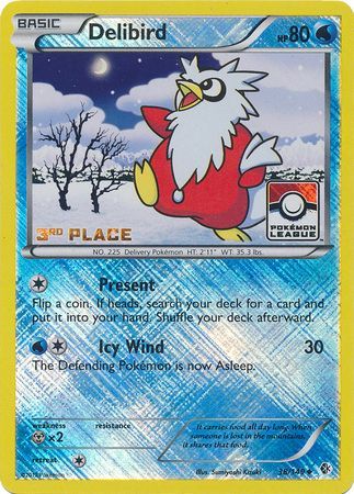 Delibird (38/149) (League Promo 3rd Place) [Black & White: Boundaries Crossed] | Exor Games Dartmouth