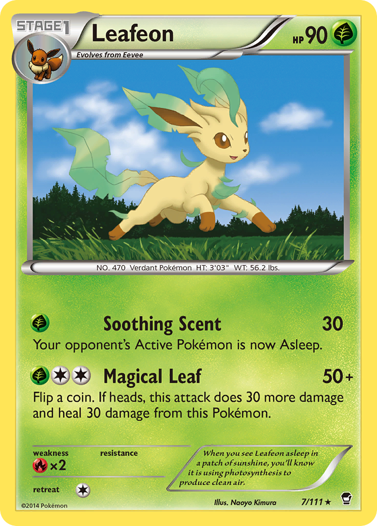 Leafeon (7/111) [XY: Furious Fists] | Exor Games Dartmouth