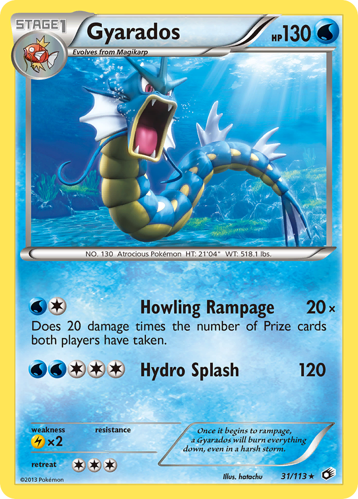 Gyarados (31/113) [Black & White: Legendary Treasures] | Exor Games Dartmouth