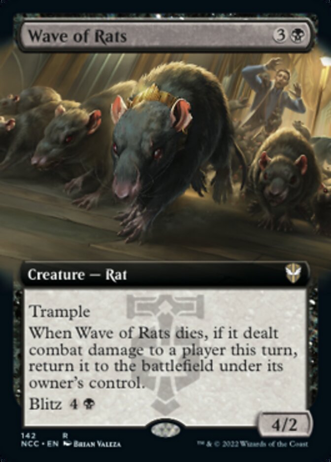 Wave of Rats (Extended Art) [Streets of New Capenna Commander] | Exor Games Dartmouth