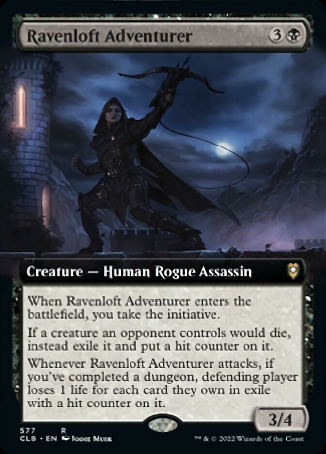 Ravenloft Adventurer (Extended Art) [Commander Legends: Battle for Baldur's Gate] | Exor Games Dartmouth