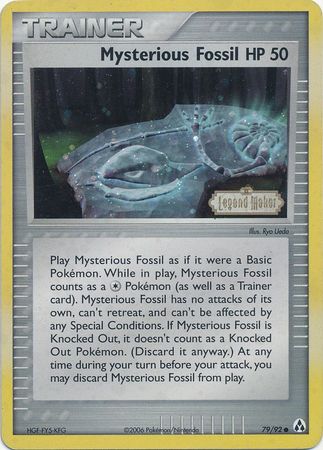 Mysterious Fossil (79/92) (Stamped) [EX: Legend Maker] | Exor Games Dartmouth