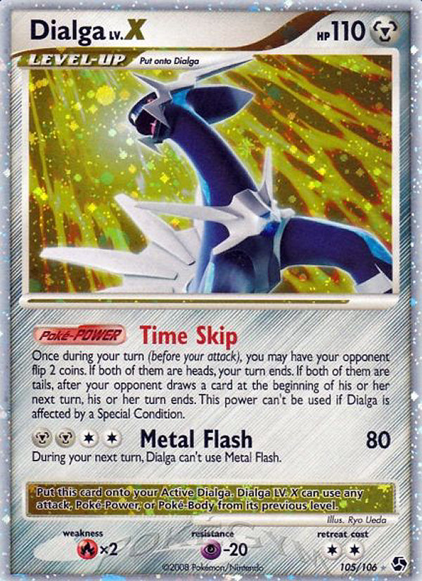 Dialga LV.X (105/106) [Diamond & Pearl: Great Encounters] | Exor Games Dartmouth