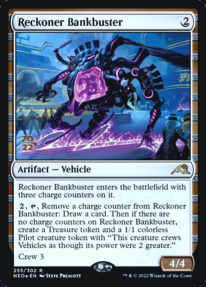 Reckoner Bankbuster [Kamigawa: Neon Dynasty Prerelease Promos] | Exor Games Dartmouth